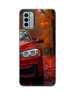 Чехол для Nokia G22 с картинкой «Осенняя BMW M4»