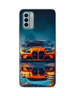 Чохол для Nokia G22 з картинкою «BMW — золота емблема»