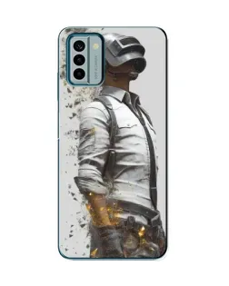 Чехол для Nokia G22 с картинкой «PUBG — боец в пыли»