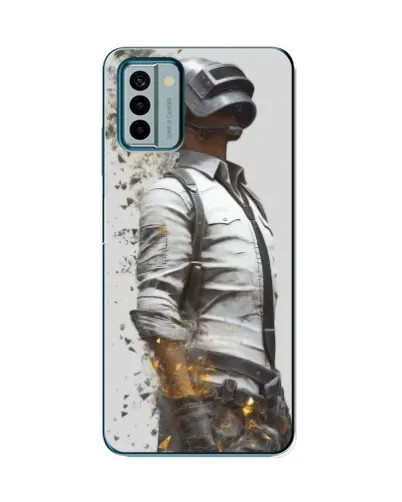 Чехол для Nokia G22 с картинкой «PUBG — боец в пыли»