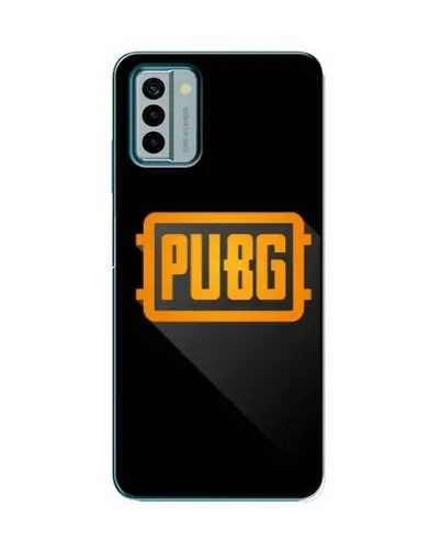 Чехол для Nokia G22 с картинкой «PUBG — рамка лого»