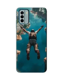 Чехол для Nokia G22 с картинкой «PUBG — свободное падение»