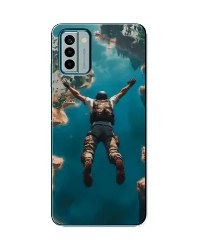 Чехол для Nokia G22 с картинкой «PUBG — свободное падение»