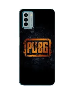 Чехол для Nokia G22 с картинкой «PUBG — золотой логотип»