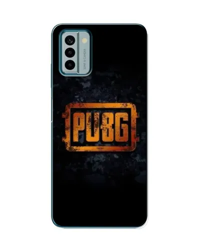 Чехол для Nokia G22 с картинкой «PUBG — золотой логотип»