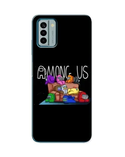 Чехол для Nokia G22 с картинкой «Логотип Among Us»