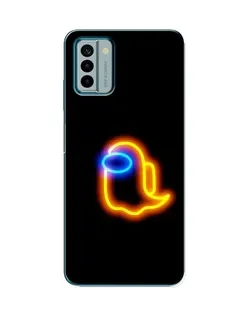 Чехол для Nokia G22 с картинкой «Among Us неоновое сияние»