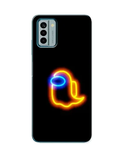 Чехол для Nokia G22 с картинкой «Among Us неоновое сияние»
