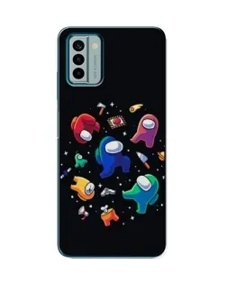 Чехол для Nokia G22 с картинкой «Among Us космос»