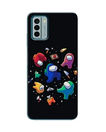 Чехол для Nokia G22 с картинкой «Among Us космос»