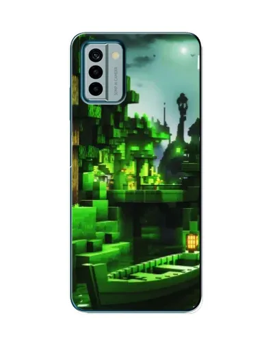 Чехол для Nokia G22 с картинкой «Minecraft лесной пейзаж» Чехол для Nokia G22 с картинкой «Minecraft лесной пейзаж»