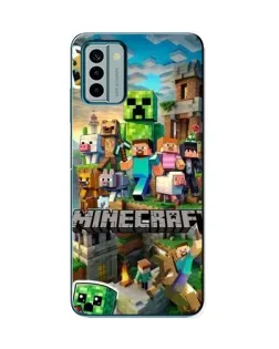 Чехол для Nokia G22 с картинкой «Замок Minecraft»