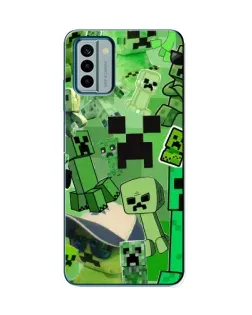 Чехол для Nokia G22 с картинкой «Криперы Minecraft»