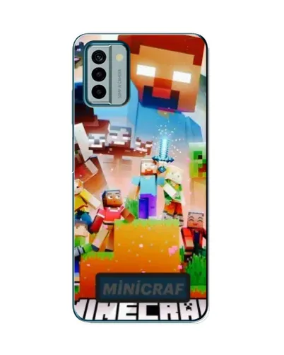 Чехол для Nokia G22 с картинкой «Minecraft герои игры» Чехол для Nokia G22 с картинкой «Minecraft герои игры»