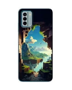 Чехол для Nokia G22 с картинкой «Вид из пещеры»