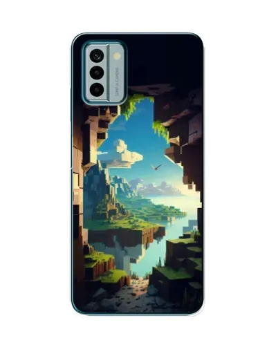 Чехол для Nokia G22 с картинкой «Вид из пещеры» Чехол для Nokia G22 с картинкой «Вид из пещеры»