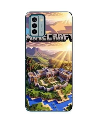 Чехол для Nokia G22 с картинкой «Minecraft панорама» Чехол для Nokia G22 с картинкой «Minecraft панорама»