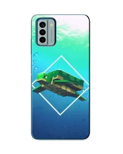 Чохол для Nokia G22 з картинкою «Черепаха Minecraft»