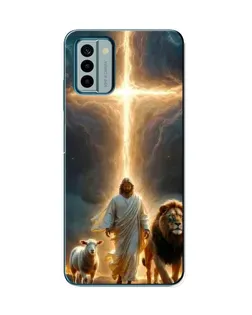 Чехол для Nokia G22 с картинкой «Лев Иуды и Свет»