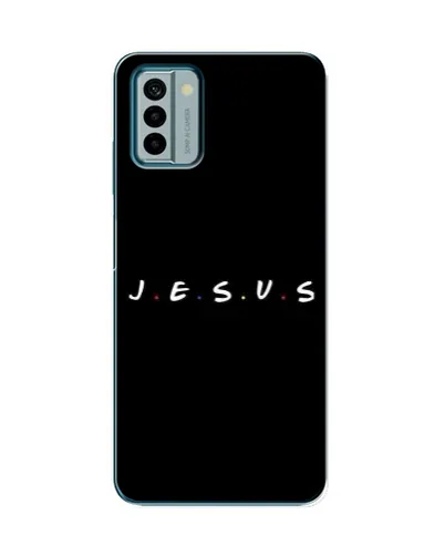 Чехол для Nokia G22 с картинкой «Точки веры J.E.S.U.S.»