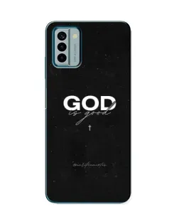 Чехол для Nokia G22 с картинкой «GOD — Бог над всем»