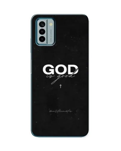 Чехол для Nokia G22 с картинкой «GOD — Бог над всем»