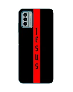 Чехол для Nokia G22 с картинкой «Красная линия веры»
