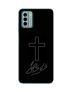 Чохол для Nokia G22 з картинкою «Графічний хрест Jesus»