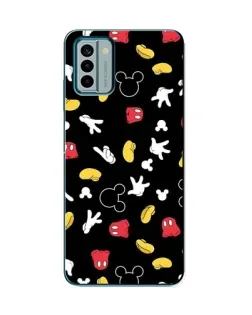 Чехол для Nokia G22 с картинкой «Графический принт лапок»