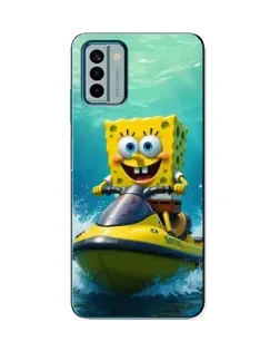 Чехол для Nokia G22 с картинкой «Спанч Боб на гидроцикле» Чехол для Nokia G22 с картинкой «Спанч Боб на гидроцикле»