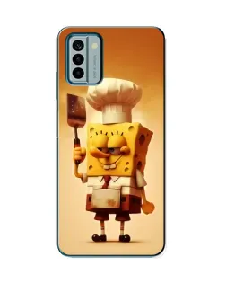 Чехол для Nokia G22 с картинкой «Губка Боб повар»