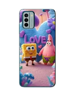 Чехол для Nokia G22 с картинкой «Губка Боб Патрик»