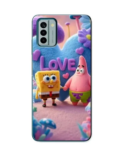 Чехол для Nokia G22 с картинкой «Губка Боб Патрик»