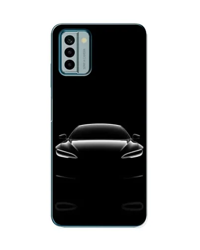 Чехол для Nokia G22 с картинкой «Силуэт Tesla Night»