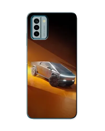 Чехол для Nokia G22 с картинкой «Cybertruck в пустыне»