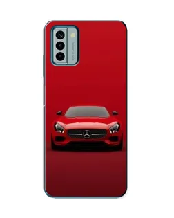 Чехол для Nokia G22 с картинкой «Красный Mercedes AMG»