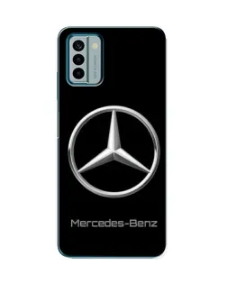 Чехол для Nokia G22 с картинкой «Mercedes Silver Logo»