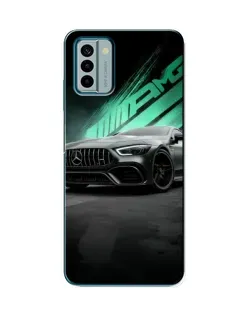 Чехол для Nokia G22 с картинкой «Темный Mercedes AMG»