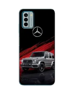 Чехол для Nokia G22 с картинкой «Mercedes G-Class красный»