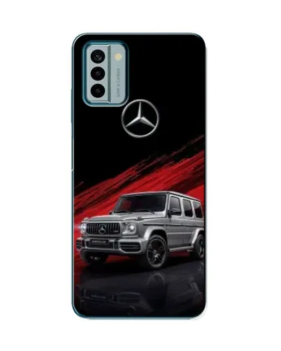 Чехол для Nokia G22 с картинкой «Mercedes G-Class красный»