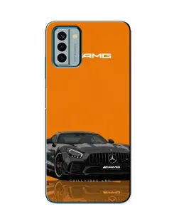 Чехол для Nokia G22 с картинкой «Оранжевый Mercedes AMG»