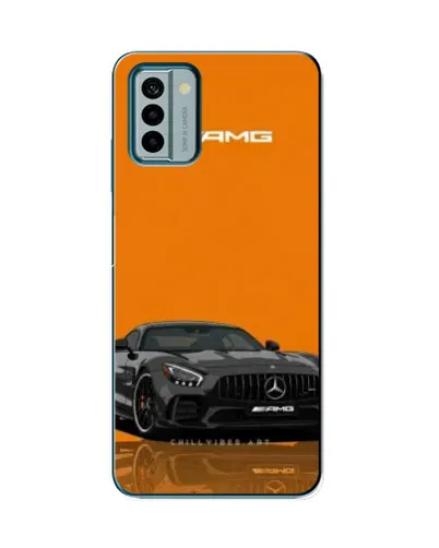 Чехол для Nokia G22 с картинкой «Оранжевый Mercedes AMG»