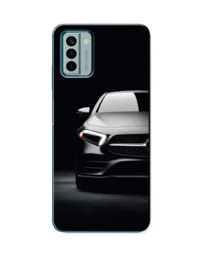 Чехол для Nokia G22 с картинкой «Свет фар Mercedes»
