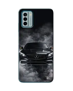 Чехол для Nokia G22 с картинкой «Mercedes в дыму»