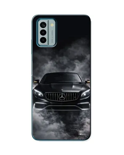 Чехол для Nokia G22 с картинкой «Mercedes в дыму»