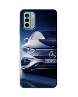 Чехол для Nokia G22 с картинкой «Mercedes EQ — будущее»
