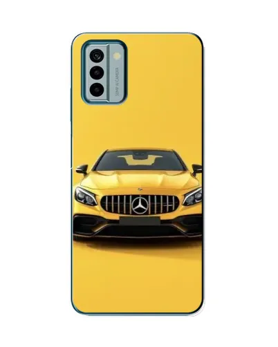 Чехол для Nokia G22 с картинкой «Желтый Mercedes GT»