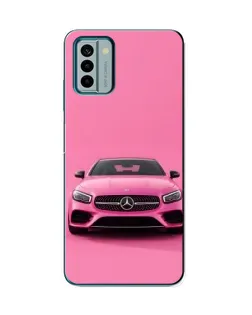Чохол для Nokia G22 з картинкою «Рожевий Mercedes AMG»