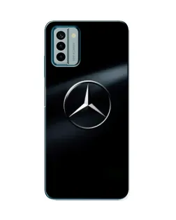 Чохол для Nokia G22 з картинкою «Mercedes на металі»