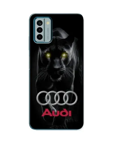 Чехол для Nokia G22 с картинкой «Пантера и Audi»